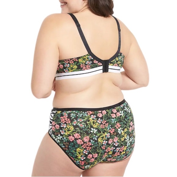 Cacique Lightly Lined Full Coverage Bra Size 48D Tropical Print - Picture 4 of 12